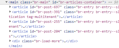 infinite scroll - code 1